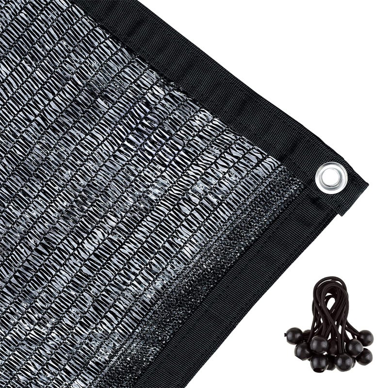 Agfabric 10x12ft Shade Cloth 50% Sun Shade Cloth with Grommets for Garden Patio, Black - Image 1